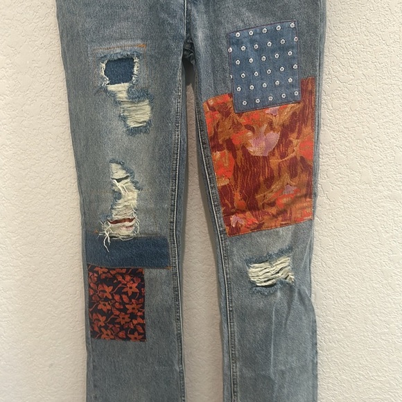 Free people orange blossom bootcut jeans size 24 NWT - Picture 2 of 11